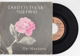 The Shadows met Don't cry for me Argentina 1978 Single nr S2021476