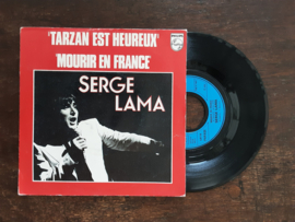 Serge Lama met Mourir en France 1976 Single nr S20245681