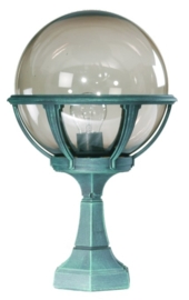 Buitenlamp sokkel bol 25cm serie Rotund 2 kleuren leverbaar nr: 4031