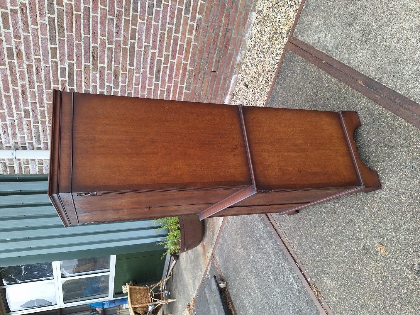 Midcentury Engelse minibar of drankkabinet mahonie omstreeks 1950 nr K202555