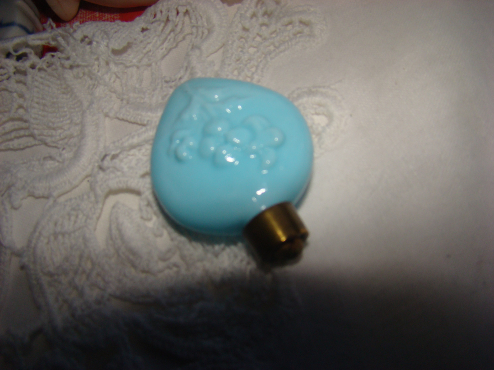 Turqoise parfumflesje