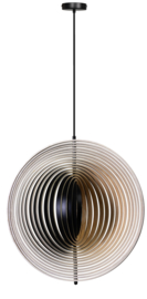Hanglamp Woody new hout zwart/naturel E27 d59cm h200cm nr 05-HL4540-3070