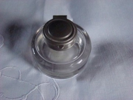 Ronde glazen inktpot          VERKOCHT