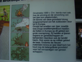 De Bronstijd en de Ijzertijd. Geschiedenis Wandkaart 2