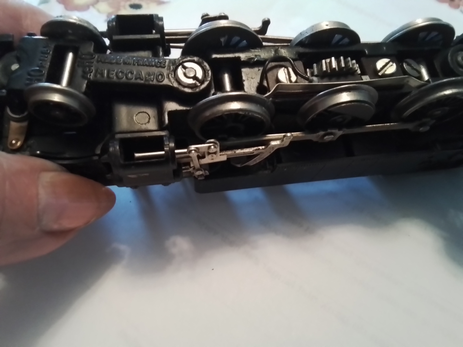 Locomotief AcHo Meccano Made in France.