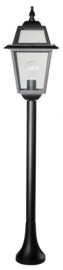 Buitenlamp mast 103cm serie Perla zwart nr: 133