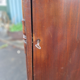 Engels mahonie receptiekast sleutel antiek omstreeks 1890 nr K2026102