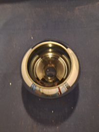 3/4 bol zwarte bovenkant zilver kleurig spiegelglas onder GT4 nr SP1514