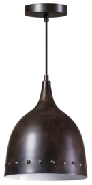 Hanglamp Brown Brass serie Wickie d26cm h140cm nr 05-HL4372-01