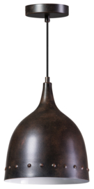 Hanglamp showmodel Brown Brass serie Wickie d26cm h140cm nr 05-HL4372-01