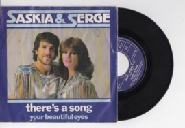 Saskia & Serge met There's a song 1981 Single nr S2021879