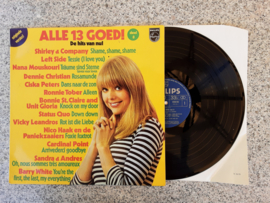 Various artists met Alle 13 goed! De hits van nu deel 8 1975 LP nr L2024411