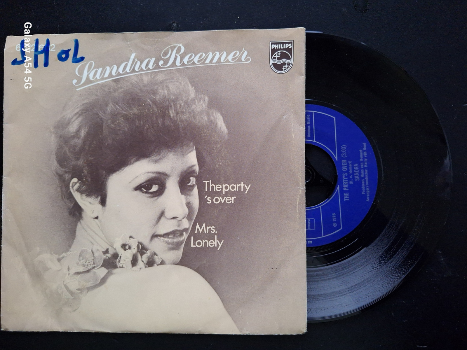 Sandra Reemer met The party's over 1976 Single nr S2021540