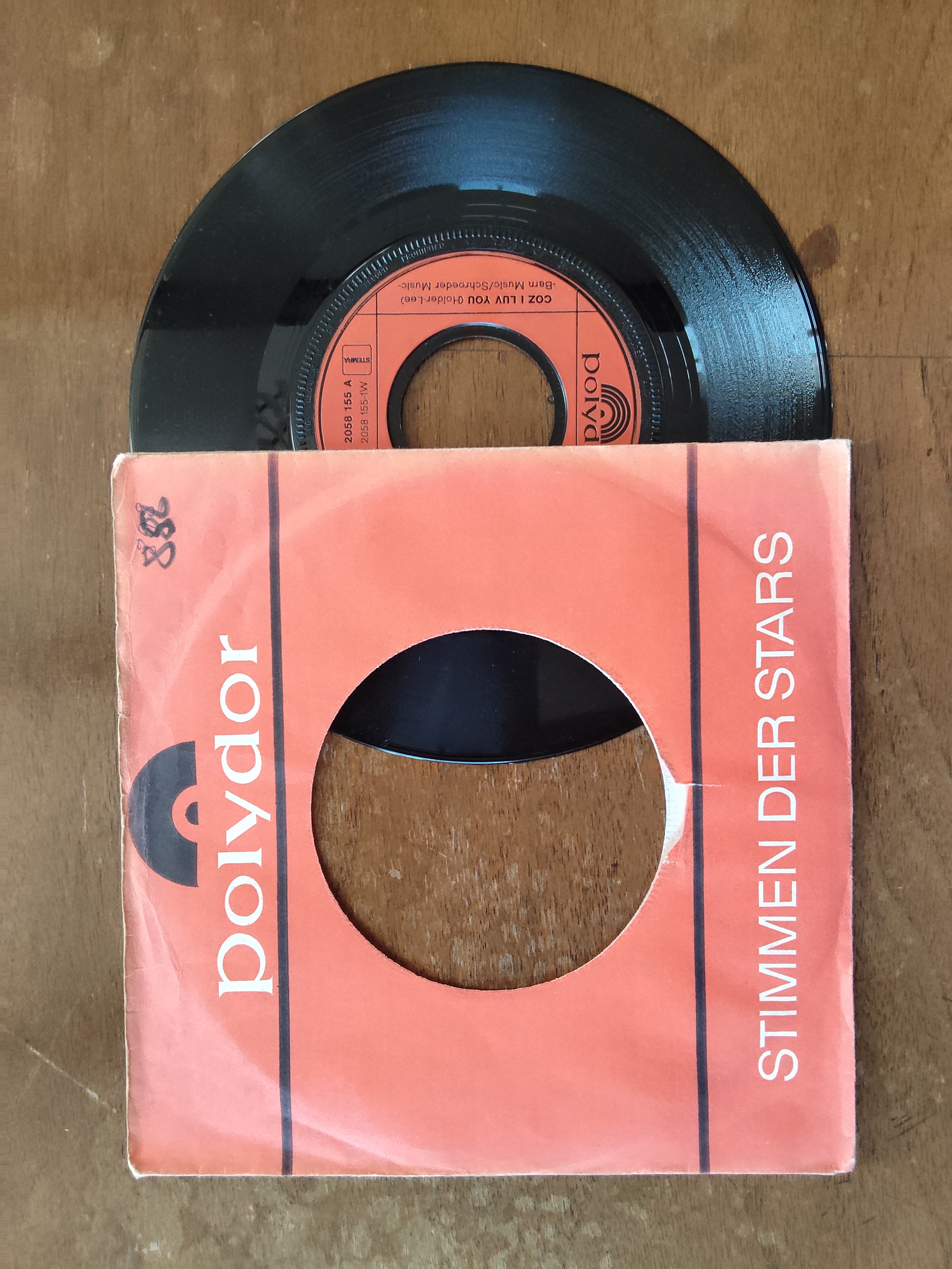 Slade met Coz I luv you 1971 Single nr S20256864