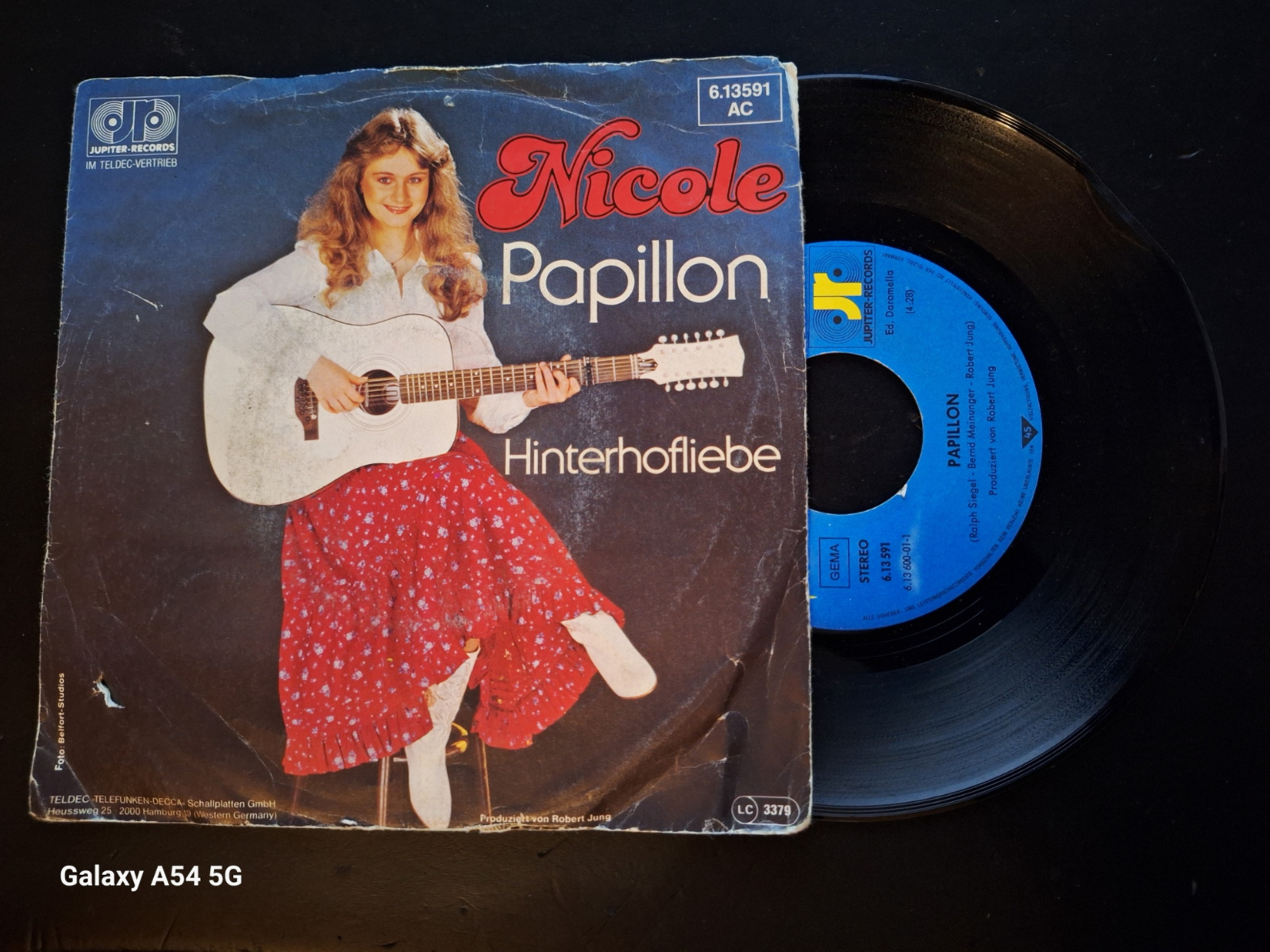 Nicole met Papillon 1982 Single nr S20221516