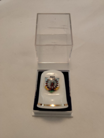 Vingerhoed porcelein Reuzenrad met Wien 2,8cm hoog Fine geen inscriptie