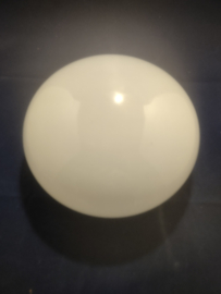 Mondgeblazen plafonniere bol opaal glans wit D23cm 2-laags nr oud-G36