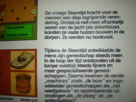 De Steentijd. Geschiedenis Wandkaart 1.