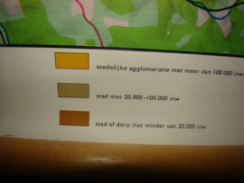 Landkaart Midden-  en Zuid-Limburg