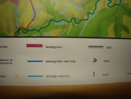 Landkaart Midden-  en Zuid-Limburg