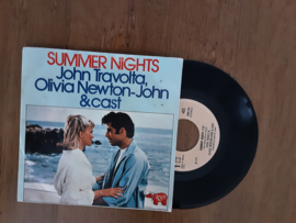 John Travolta & Olivia Newton John met Summer nights 1978 Single nr S2020372