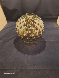 Bubbelbol glas h-19cm gt 4,4cm E27 spiegelglas nr sp1504