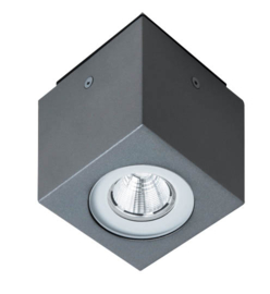 Buitenspot opbouw plafond antraciet LED 15W 5jr garantie nr 321225