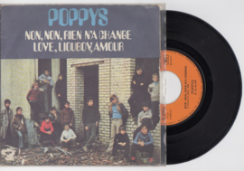 Les Poppys met Non non rien n'a changer 1971 Single nr S2021677