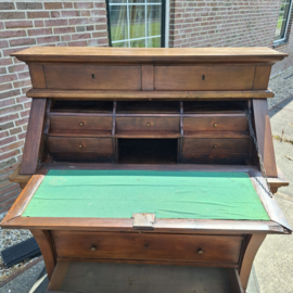Franse antieke vruchtenhouten klepsecretaire omstreeks 1880-1890 nr B202642