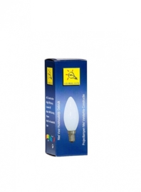Global-Lux kaarslamp 15W E14 softone opaal 230V nr: 6-3153