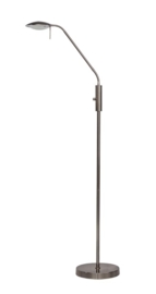 Leeslamp vloer model Rossano dark chrome h-145cm dimb. nr 05-VL8124-13