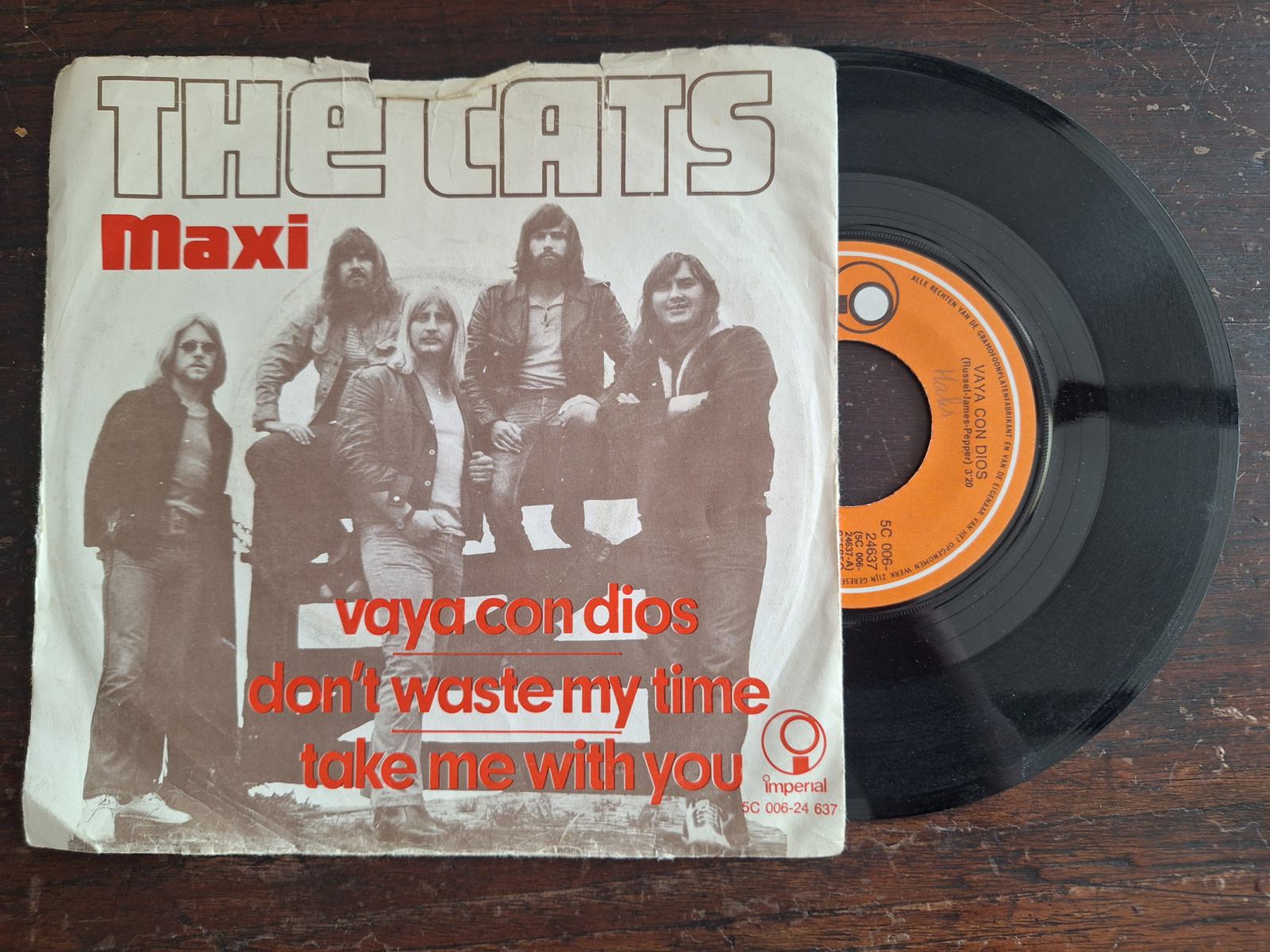 The Cats met Vaya con dios 1972 Single nr S20221707