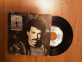 Lionel Richie met Say you say me 1985 Single nr S2020434
