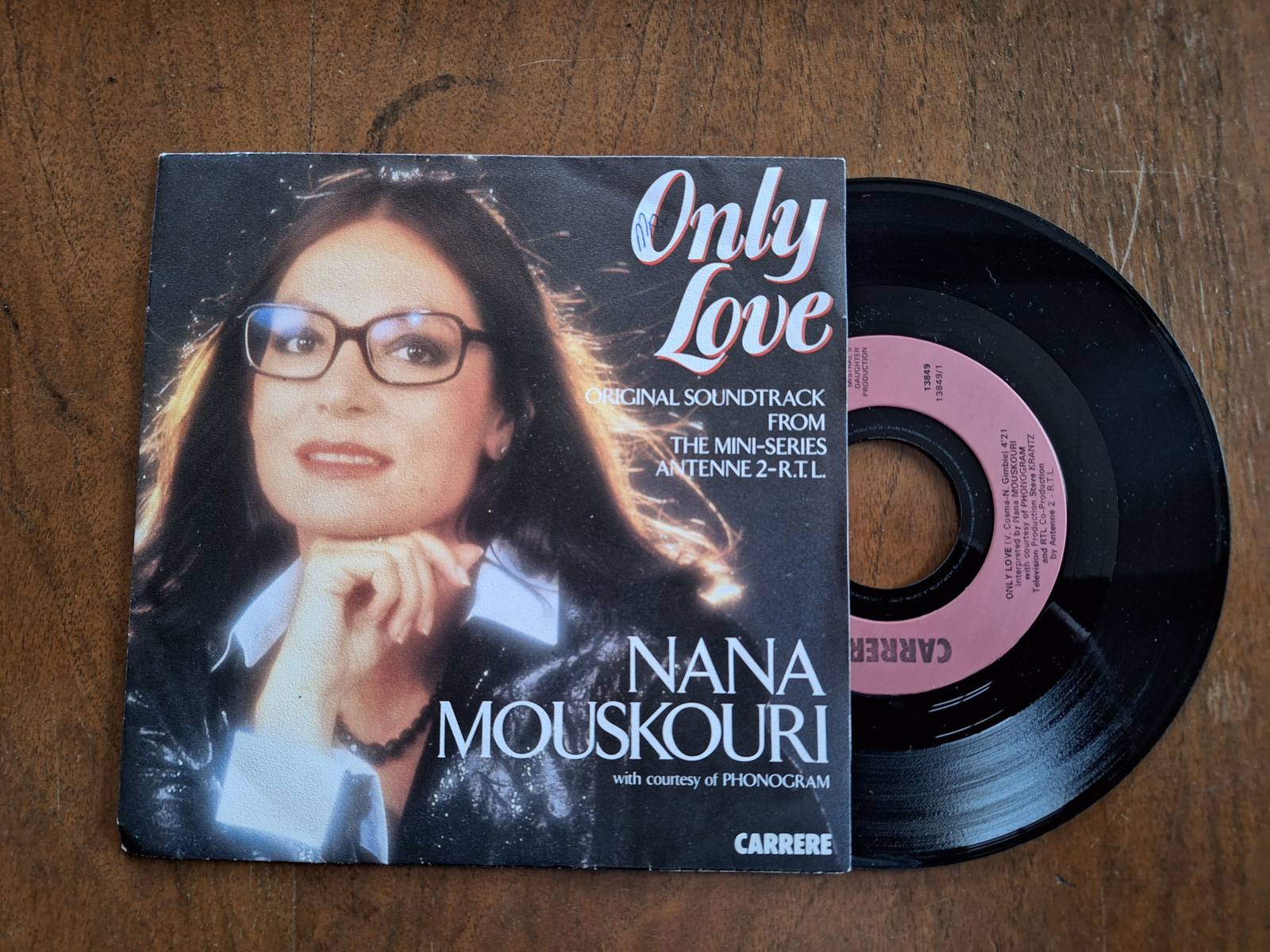 Nana Mouskouri met Only love 1984 Single nr S20232804
