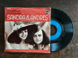 Sandra & Andres met You believed 1973 Single nr S20245445