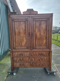 Mahonie kabinet messing beslag hollands omstreeks 1850  nr K202540