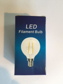 Global-Lux filament kogellamp E14 2W/15W 230V helder nr 6-183427