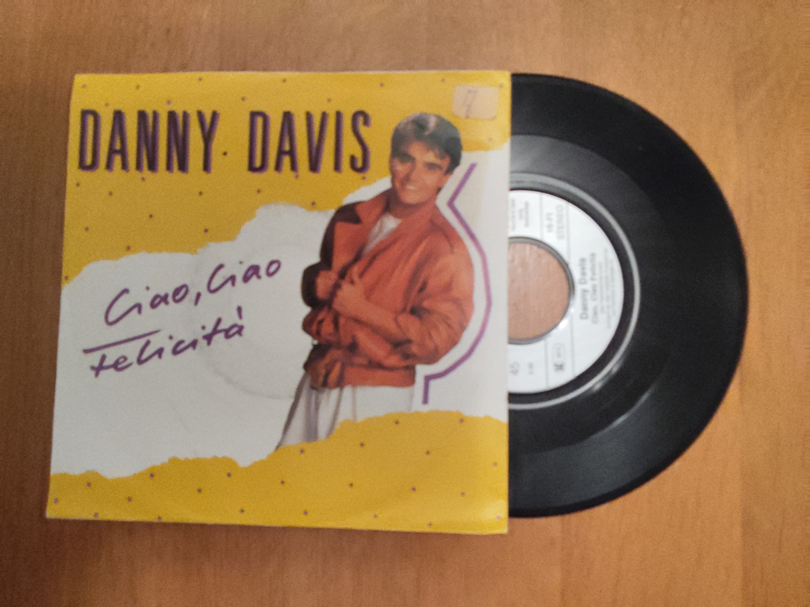 Danny Davis met Ciao, Ciao felicita 1989 Single nr S20246180