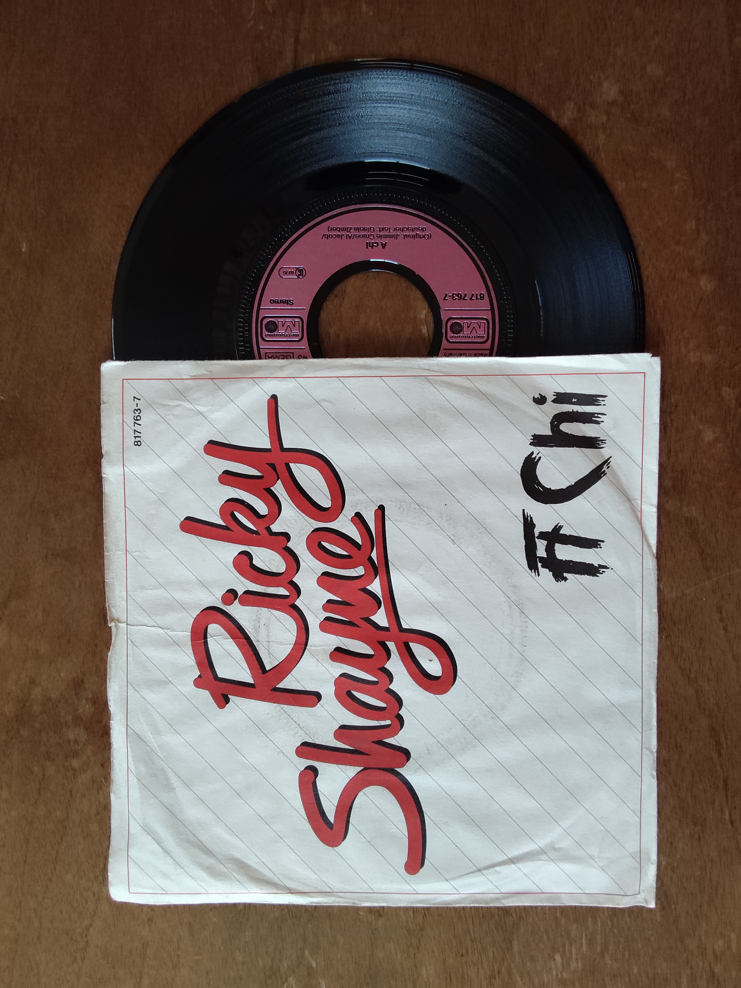 Ricky Shayne met A Chi 1984 Single nr S20256974
