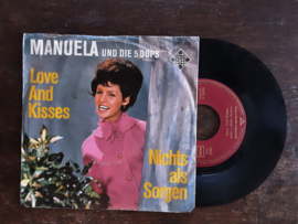 Manuela und die 5 Pops met Love and kisses 1965 Single nr S20245516