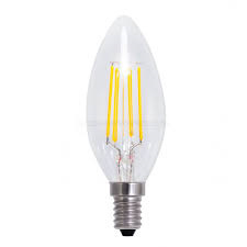 Global-Lux filament kaarslamp E14 4W 230V helder 2200k dim. nr 6-182536