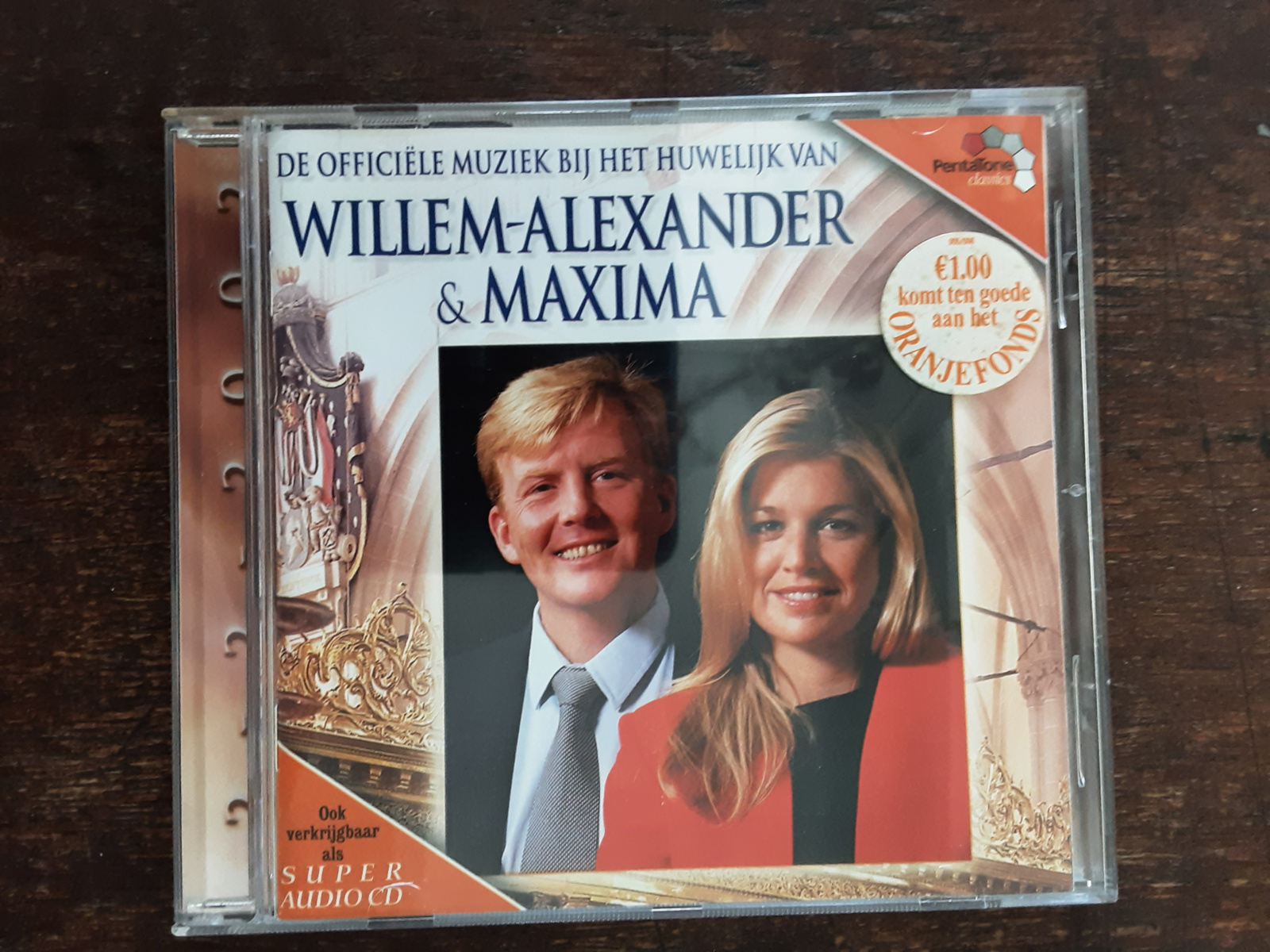 Various artists met De officiële muziek bij het huwelijk van Willem-Alexander & Maxima 2002 CD nr CD2024326