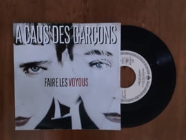 A caus' des garcons met Faire les voyous 1988 Single nr S20245301