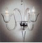 Boheems kristal helder glazen wandlamp nr 21 5081 002 0601