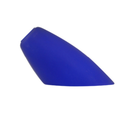 Mondgeblazen glas schepje lang E14 d10cm h19cm donker blauw nr 236.33