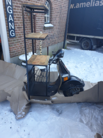 Scooter wijnrek 3 planken wijnrek glazen rek h-169 nr 30020
