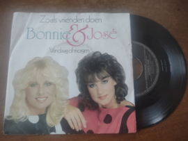 Bonnie & Jose met Zoals vrienden doen 1985 Single nr S20221785