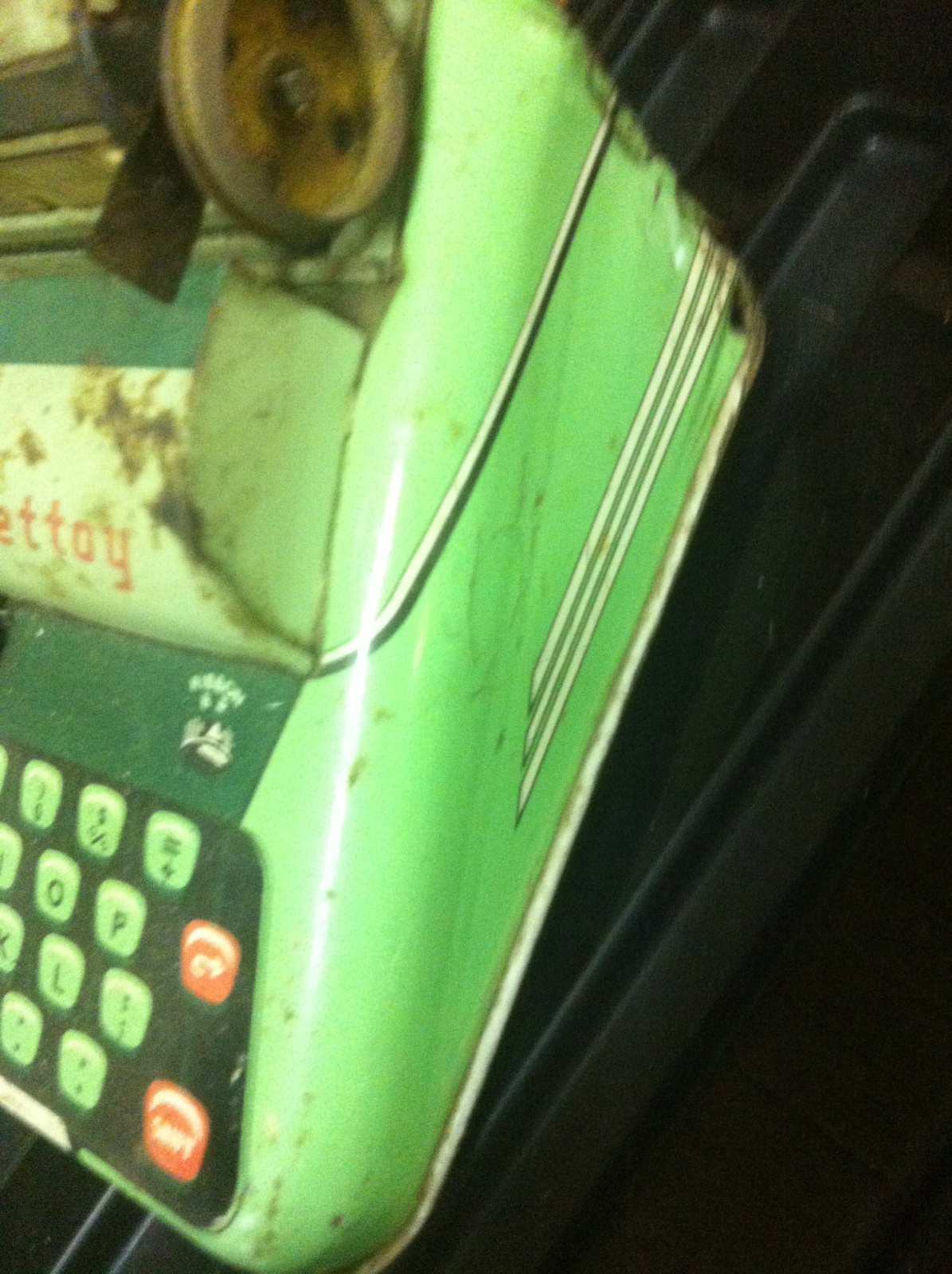 Blikken speelgoed Mettoy supertype 4317 schrijfmachine