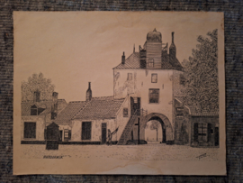 S44 Titel Harderwijk gesigneerd H. Klarenbeek 7-11-'56