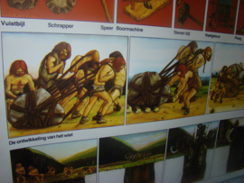 De Steentijd. Geschiedenis Wandkaart 1.